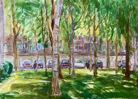 Wendelien Schönfeld - Gouache, 08 -- Oostenburg, gouache 2025, 18x24 cm></a></td> <td width=