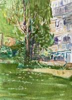 Wendelien Schönfeld - Gouache, 09 -- Wittenburg, gouache 2025, 24x18cm></a></td> <td width=