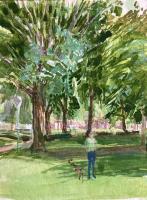 Wendelien Schönfeld - Gouache, 17 -- Oostenburg, gouache  2025, 24x18 cm></a></td> <td width=