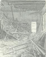 Wendelien Schönfeld - Tekeningen, Tekening afbraak-st-jacobstraat2 32x24 1997></a></td> <td width=