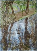 Wendelien Schönfeld - Gouache, Vijver2015102002></a></td> <td width=